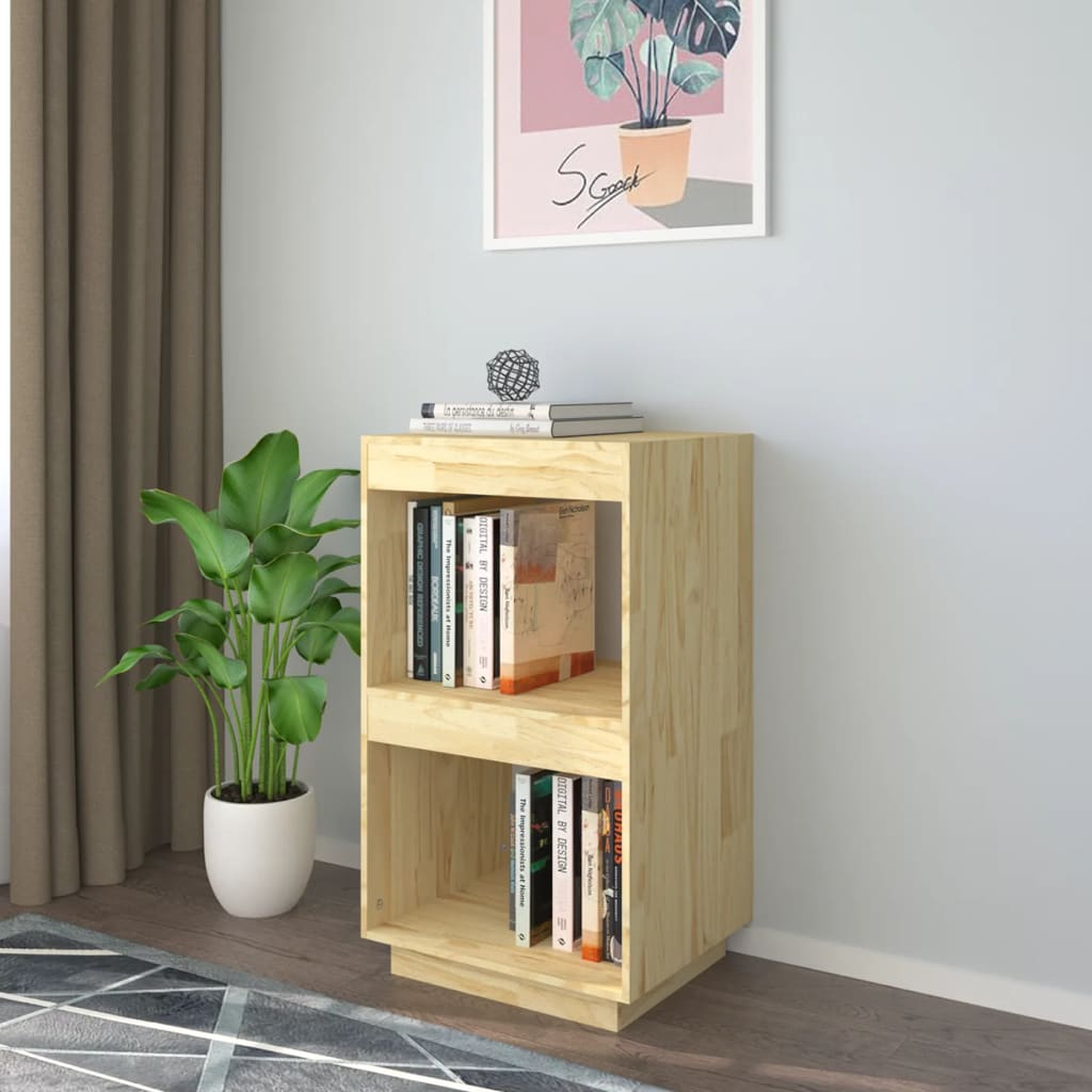 Bibliotecă/Separator Cameră, 40X35X, Lemn Masiv De Pin