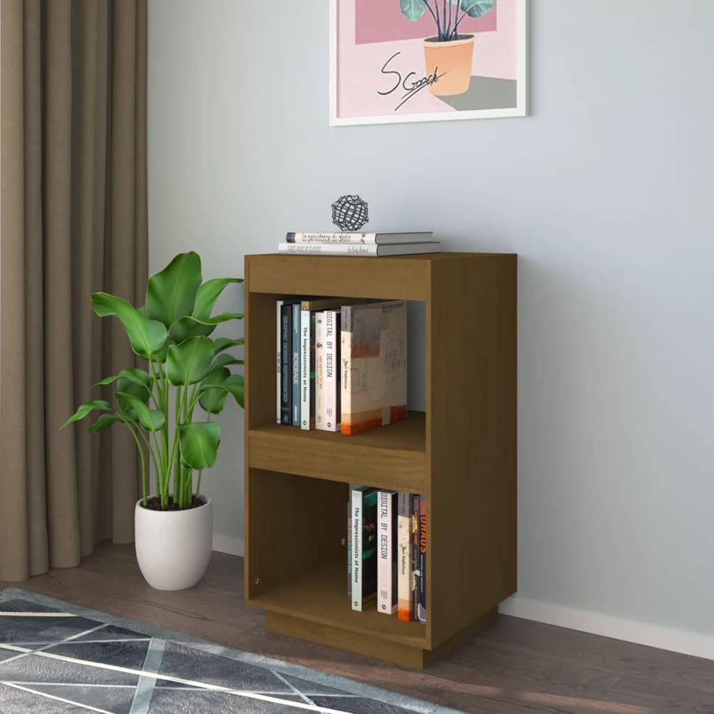 Bibliotecă/Separator Cameră, 40X35X, Lemn Masiv De Pin