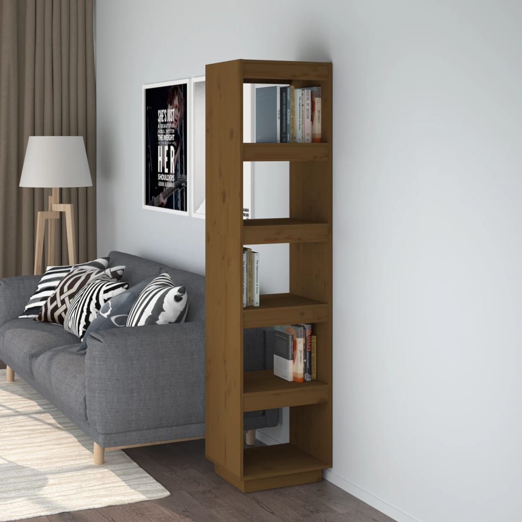 Bibliotecă/Separator Cameră, 40X35X, Lemn Masiv De Pin