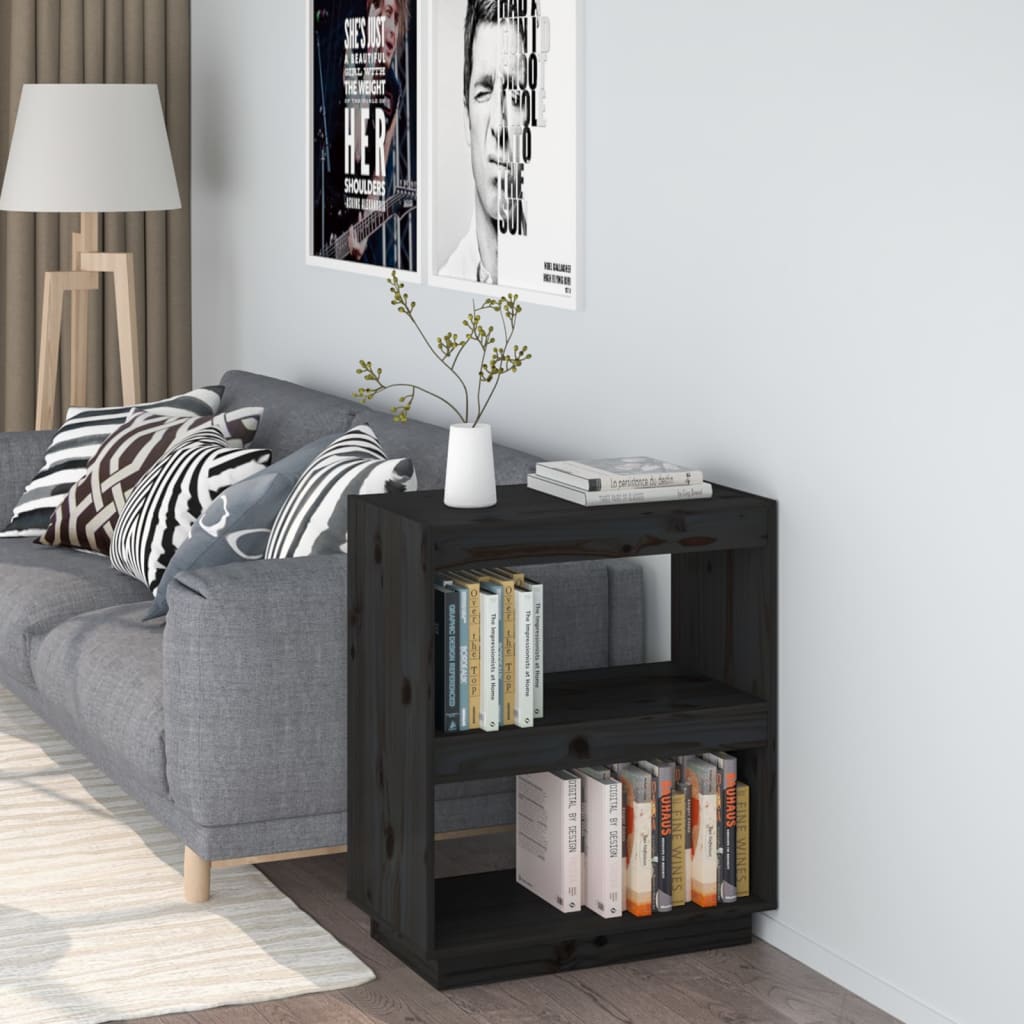 Bibliotecă/Separator Cameră, 40X35X, Lemn Masiv De Pin