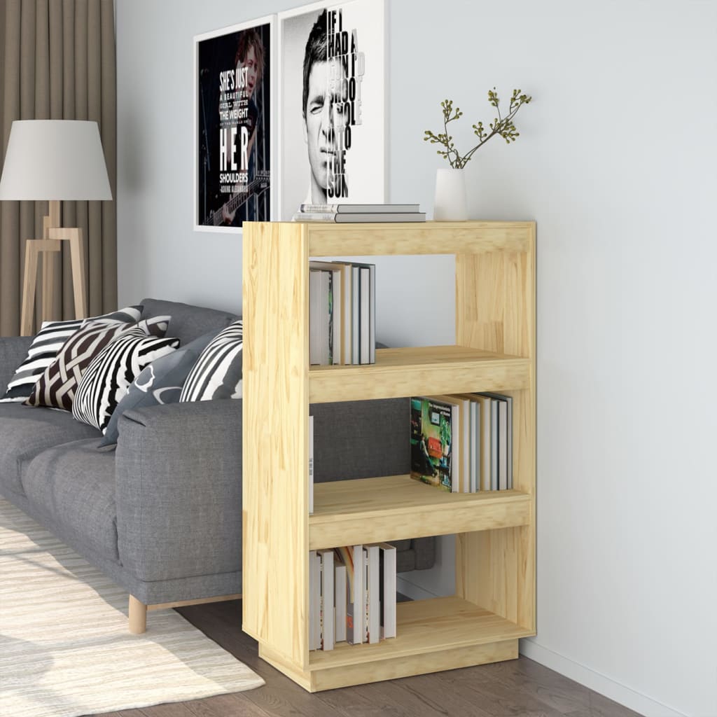 Bibliotecă/Separator Cameră, 40X35X, Lemn Masiv De Pin