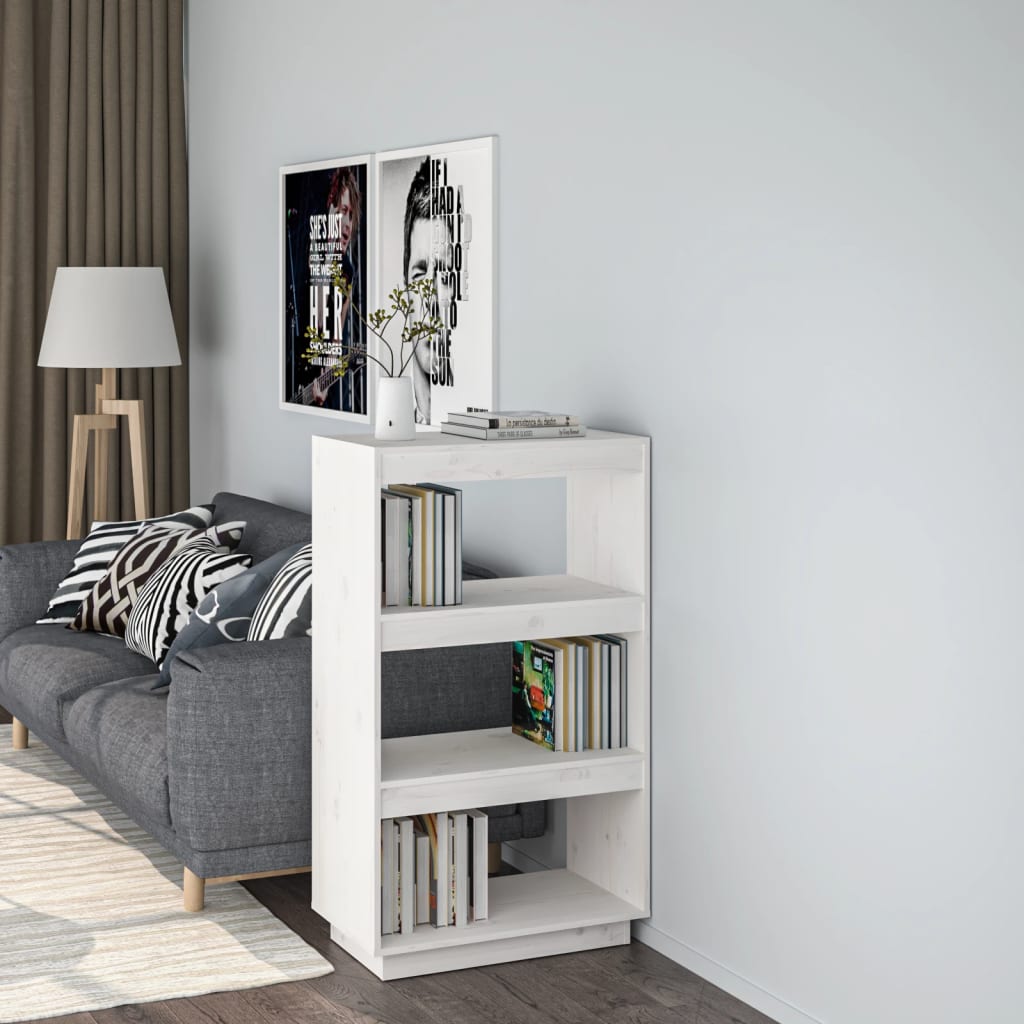 Bibliotecă/Separator Cameră, 40X35X, Lemn Masiv De Pin
