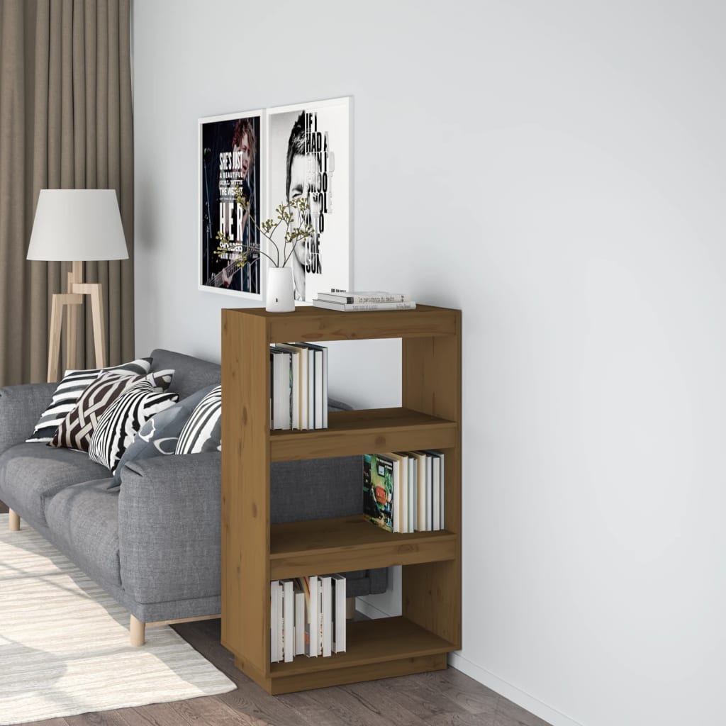 Bibliotecă/Separator Cameră, 40X35X, Lemn Masiv De Pin