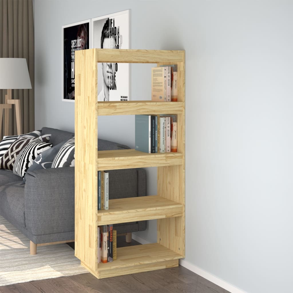 Bibliotecă/Separator Cameră, 40X35X, Lemn Masiv De Pin