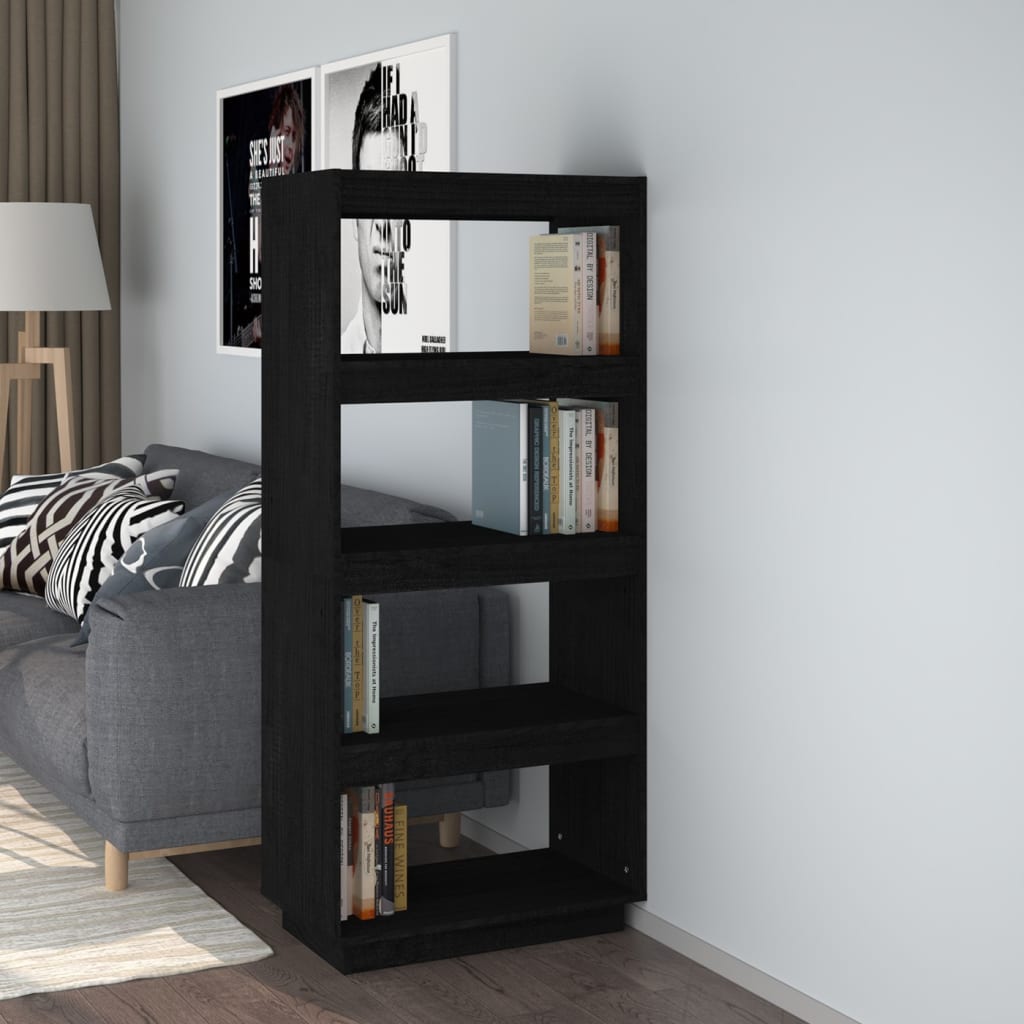 Bibliotecă/Separator Cameră, 40X35X, Lemn Masiv De Pin