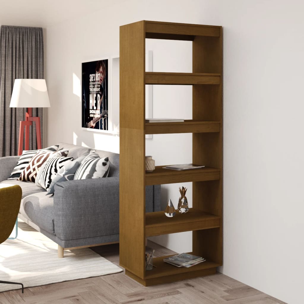 Bibliotecă/Separator Cameră, 40X35X, Lemn Masiv De Pin