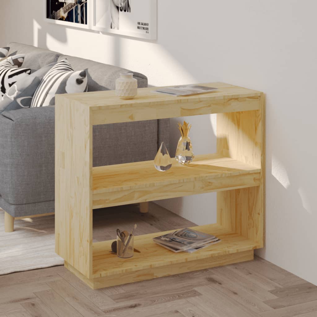 Bibliotecă/Separator Cameră, 40X35X, Lemn Masiv De Pin