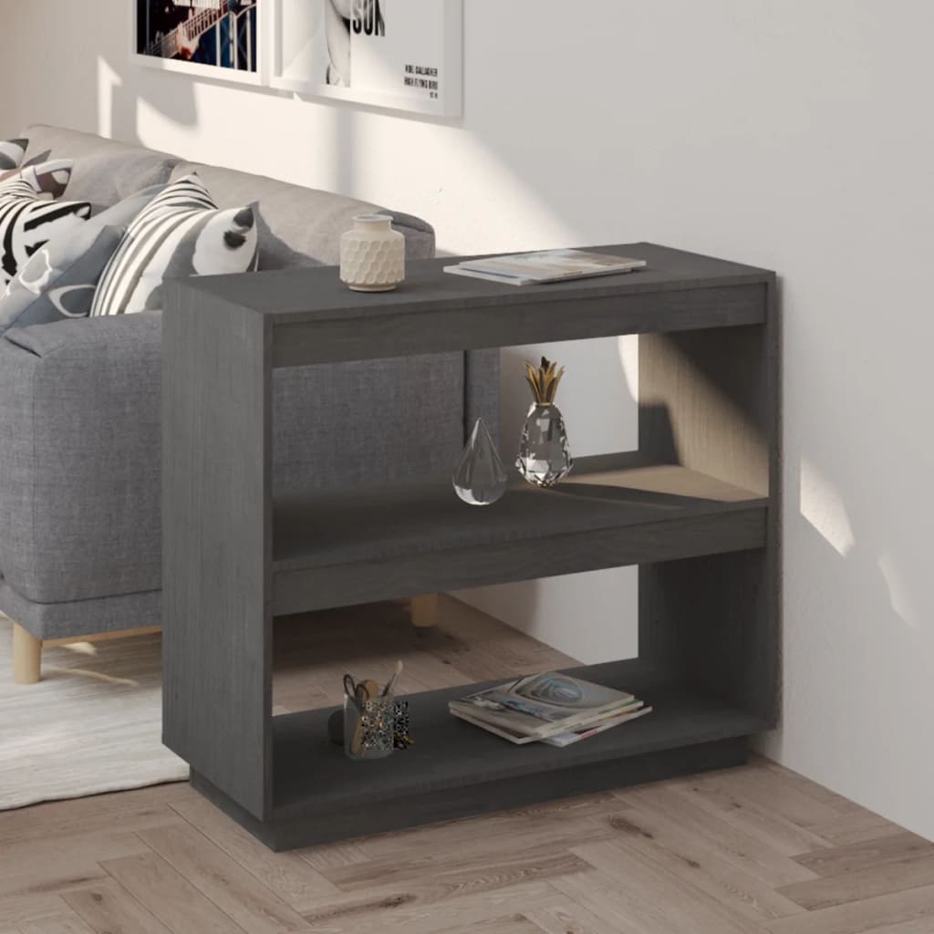 Bibliotecă/Separator Cameră, 40X35X, Lemn Masiv De Pin