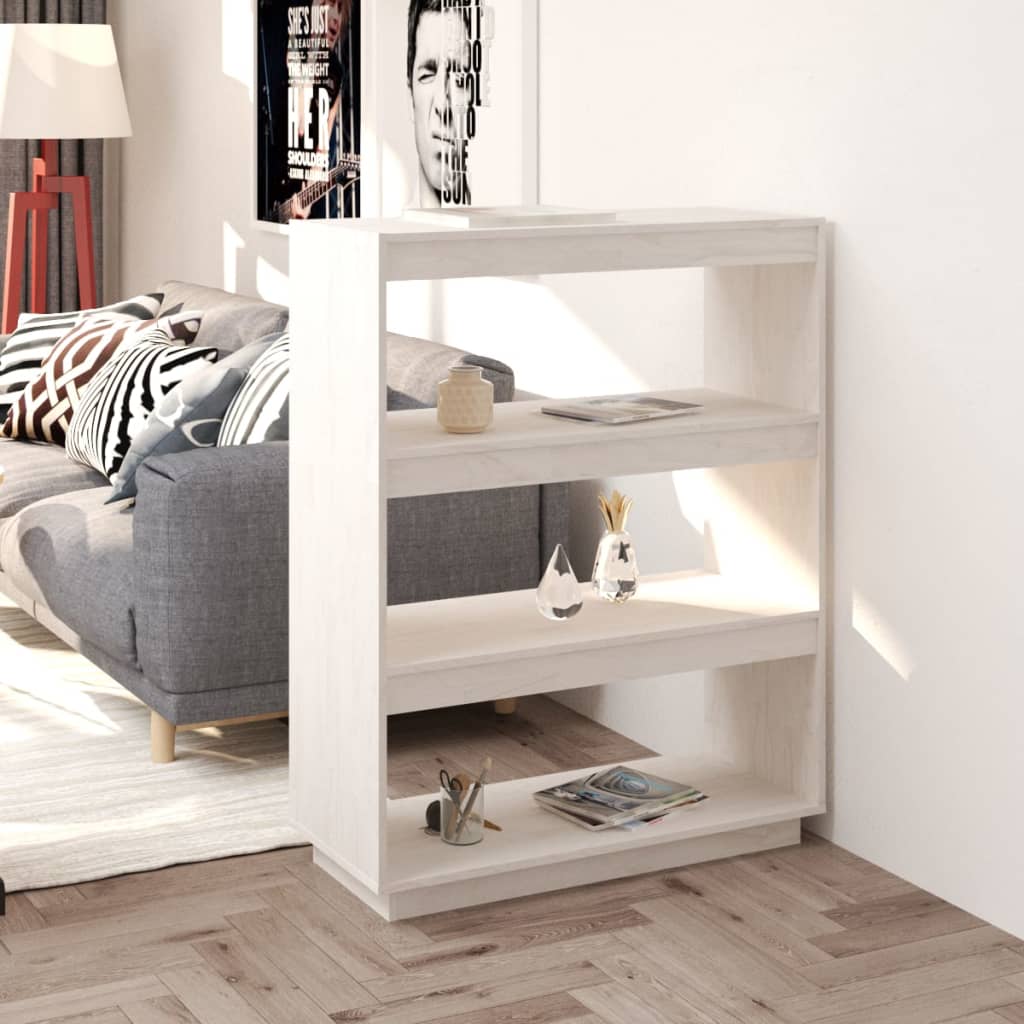 Bibliotecă/Separator Cameră, 40X35X, Lemn Masiv De Pin