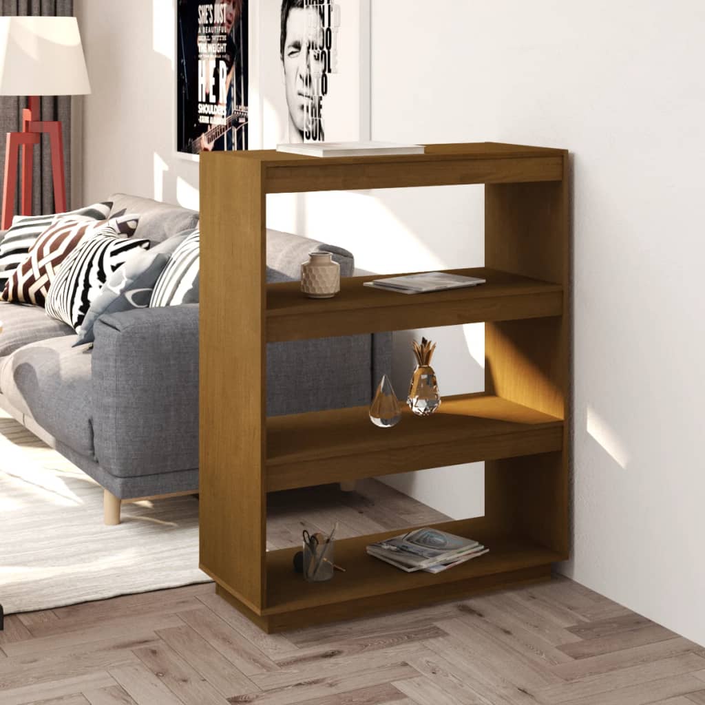 Bibliotecă/Separator Cameră, 40X35X, Lemn Masiv De Pin