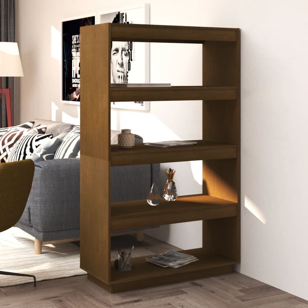 Bibliotecă/Separator Cameră, 40X35X, Lemn Masiv De Pin