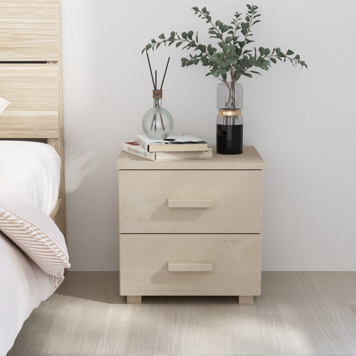 Noptiere Hamar, 2 Buc, , 40X35X44,5 Cm, Lemn Masiv De Pin