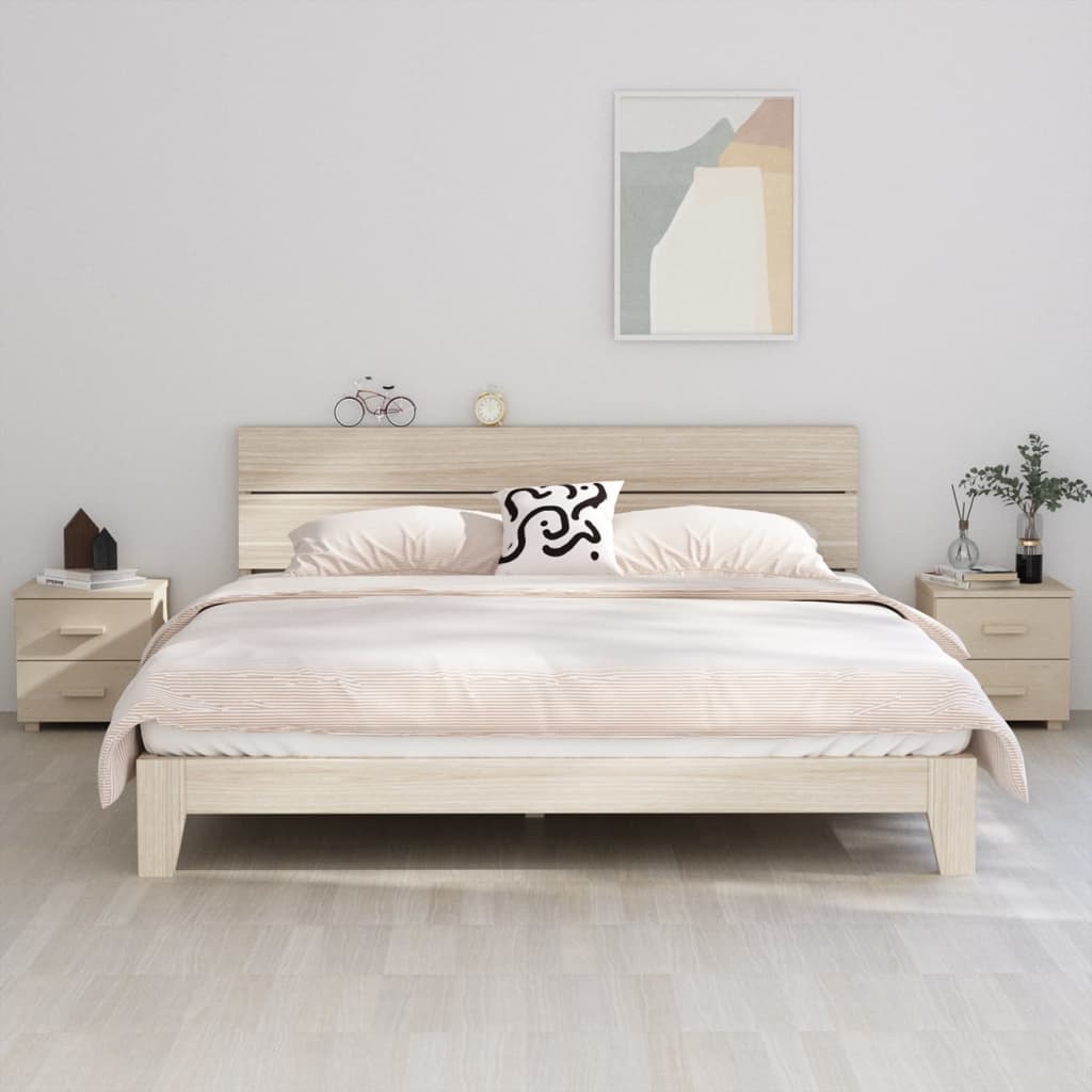 Noptiere Hamar, 2 Buc, , 40X35X44,5 Cm, Lemn Masiv De Pin