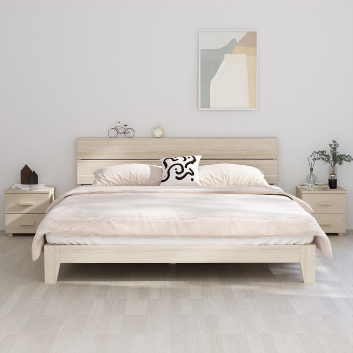 Noptiere Hamar, 2 Buc, , 40X35X44,5 Cm, Lemn Masiv De Pin