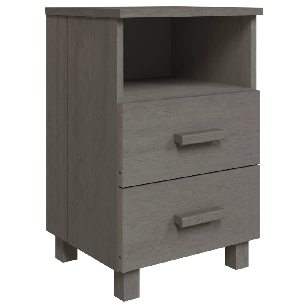 Noptiere Hamar, 2 Buc, , 40X35X62 Cm, Lemn Masiv