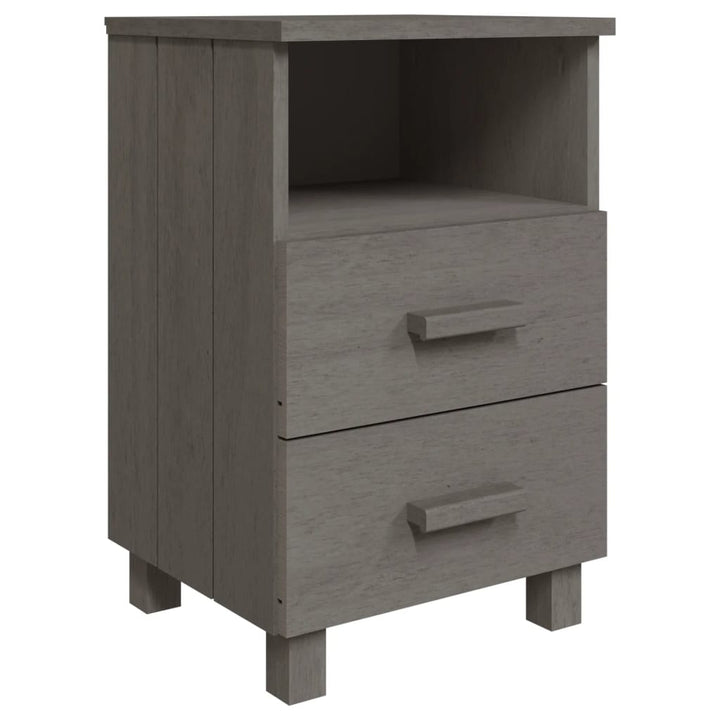 Noptiere Hamar, 2 Buc, , 40X35X62 Cm, Lemn Masiv
