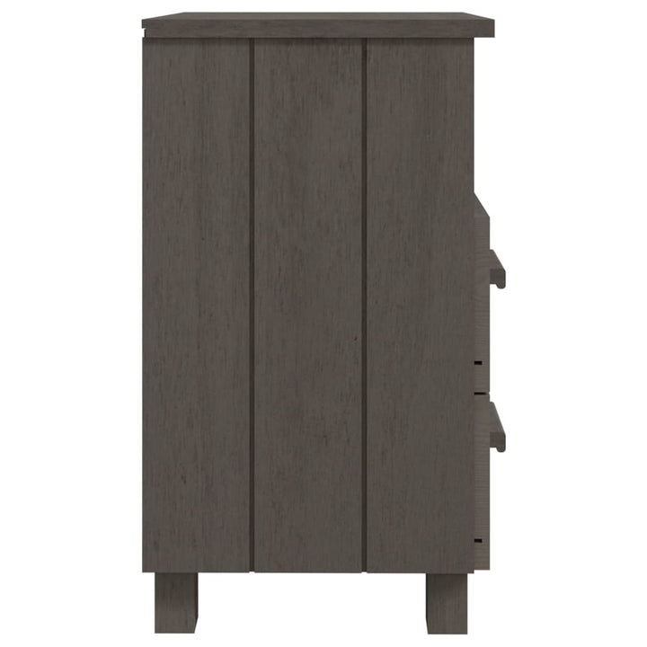Noptiere Hamar, 2 Buc, , 40X35X62 Cm, Lemn Masiv