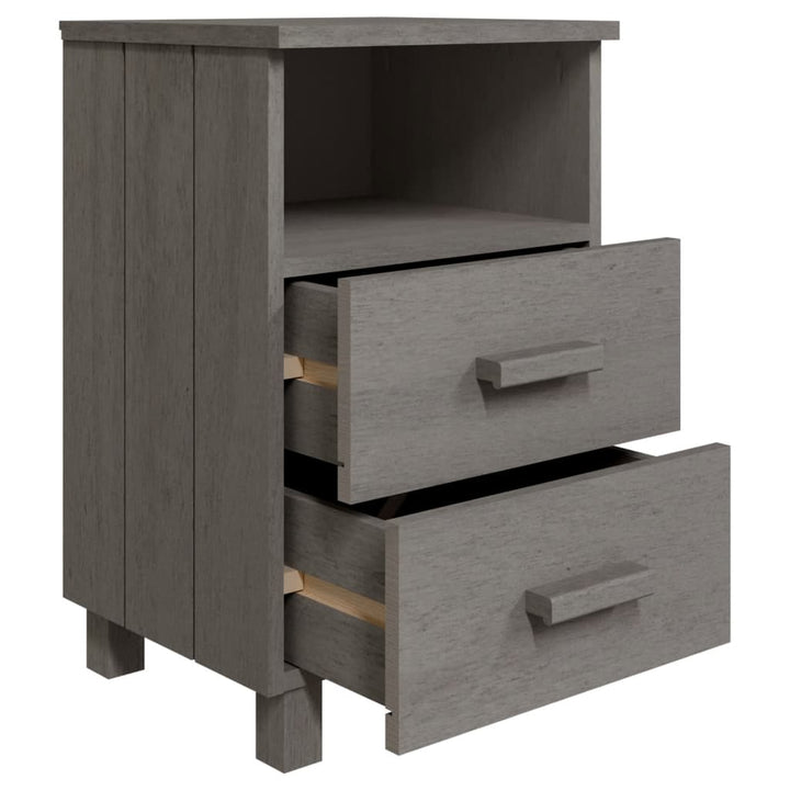 Noptiere Hamar, 2 Buc, , 40X35X62 Cm, Lemn Masiv
