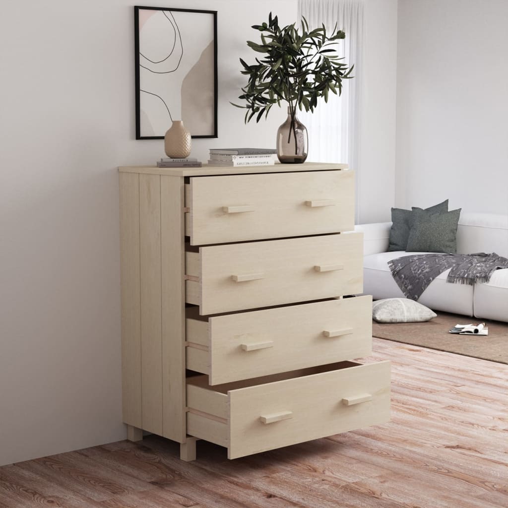 Servantă „Hamar”, , 79X40X103,5 Cm, Lemn Masiv De Pin