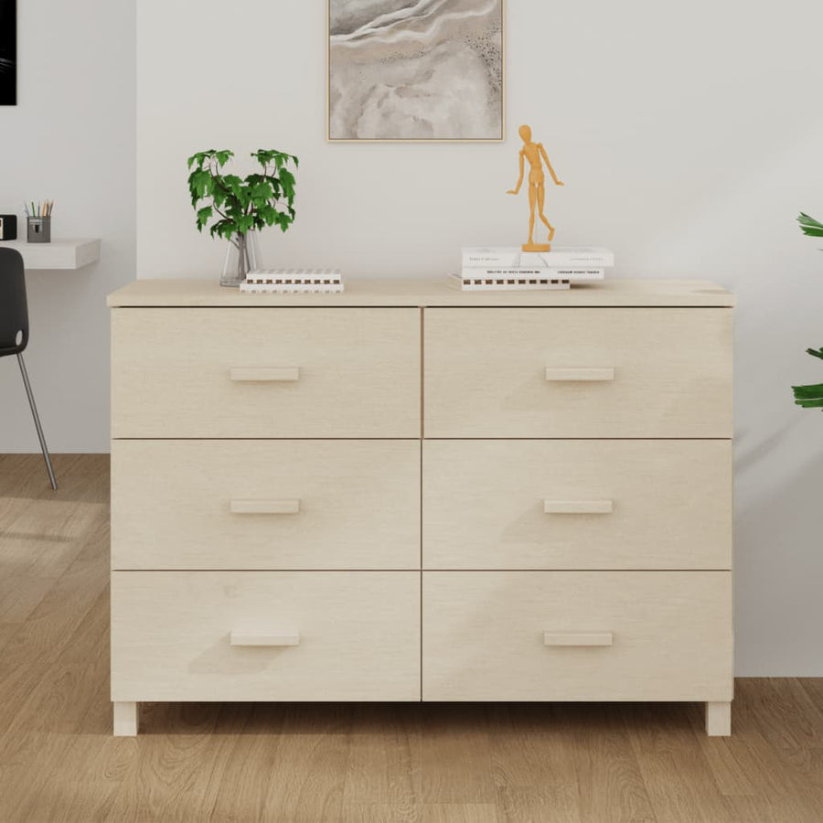 Servantă „Hamar”, , 113X40X80 Cm, Lemn Masiv De Pin