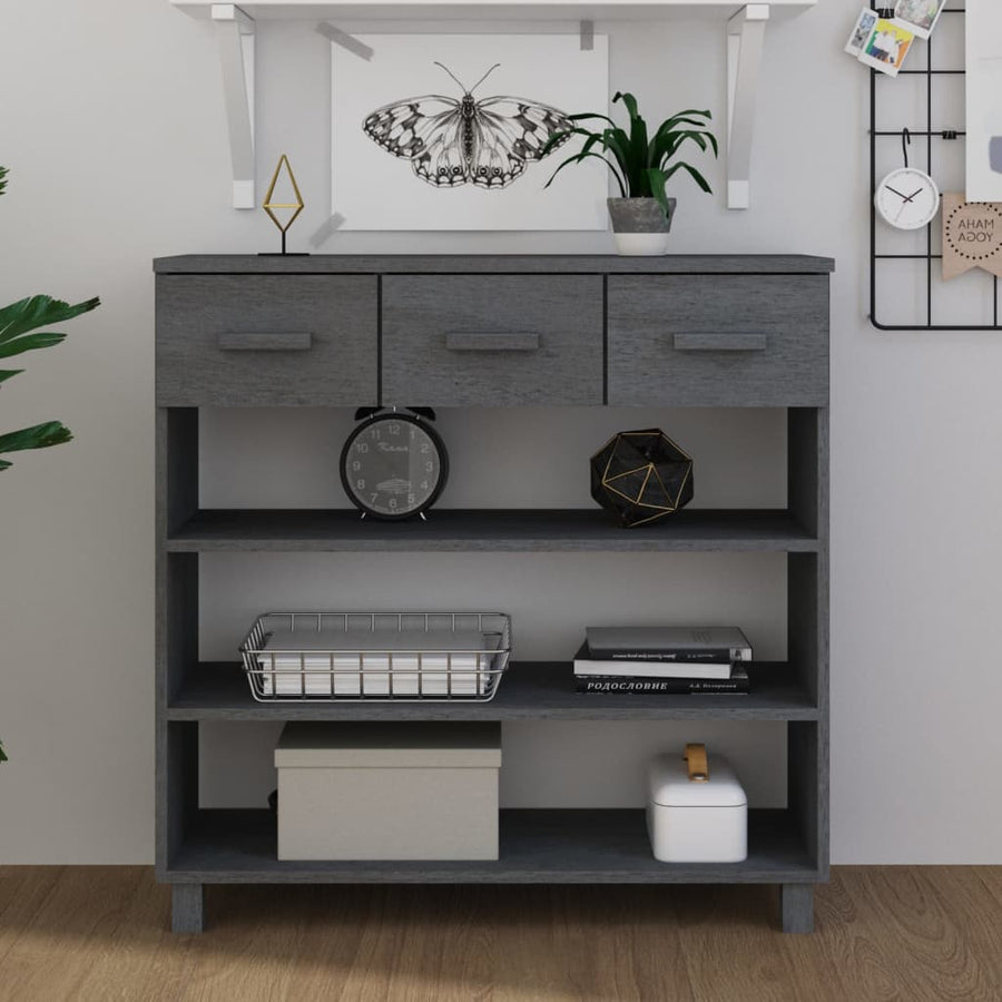 Masă Consolă „Hamar”, , 90X35X90 Cm, Lemn Masiv Pin