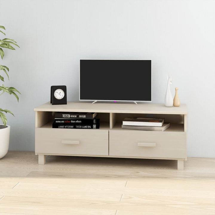 Dulap Tv „Hamar”, , 106X40X40 Cm, Lemn Masiv De Pin