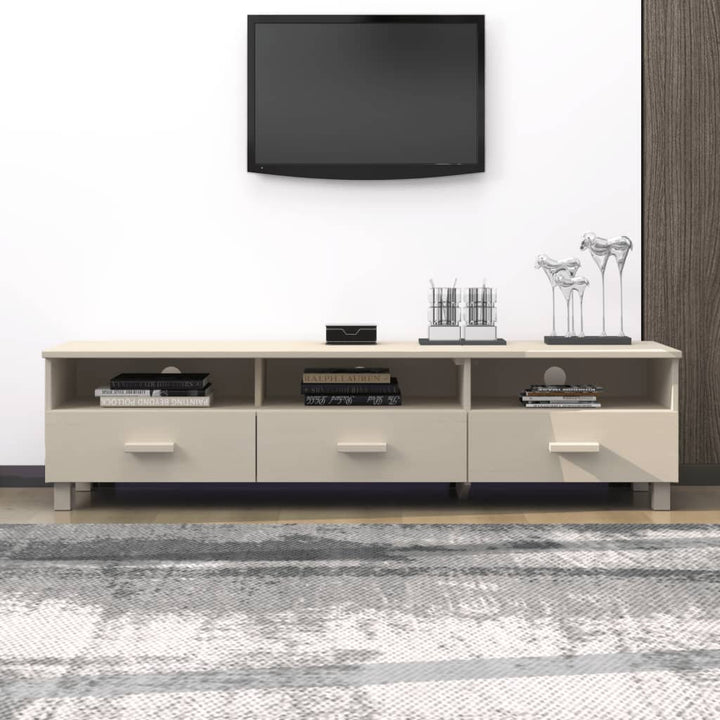 Dulap Tv „Hamar”, , 158X40X40 Cm, Lemn Masiv De Pin