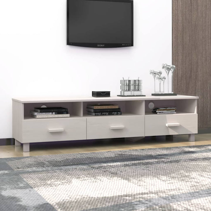 Dulap Tv „Hamar”, , 158X40X40 Cm, Lemn Masiv De Pin