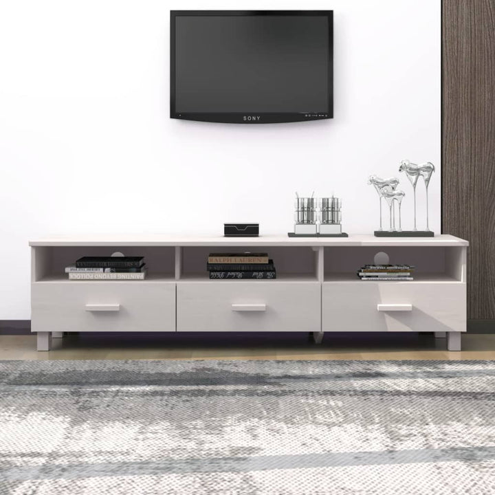 Dulap Tv „Hamar”, , 158X40X40 Cm, Lemn Masiv De Pin