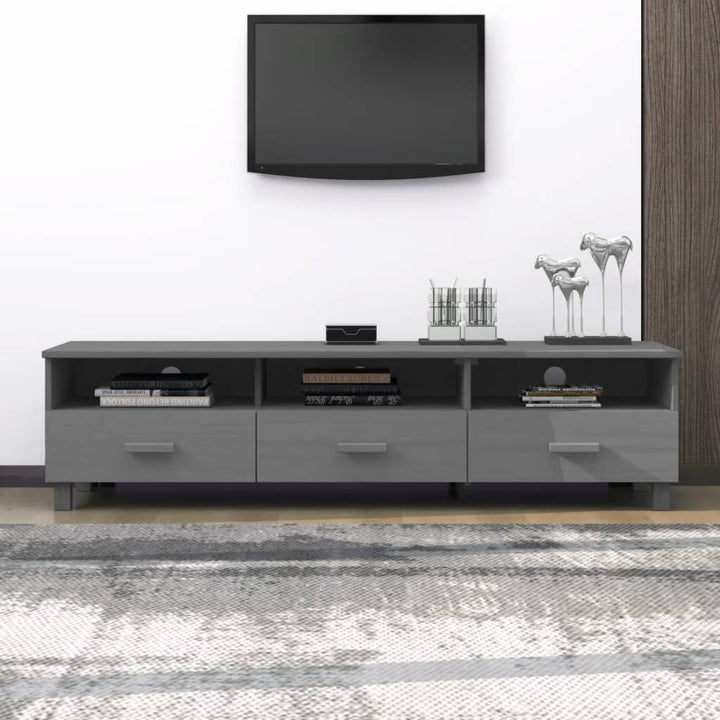 Dulap Tv „Hamar”, , 158X40X40 Cm, Lemn Masiv De Pin