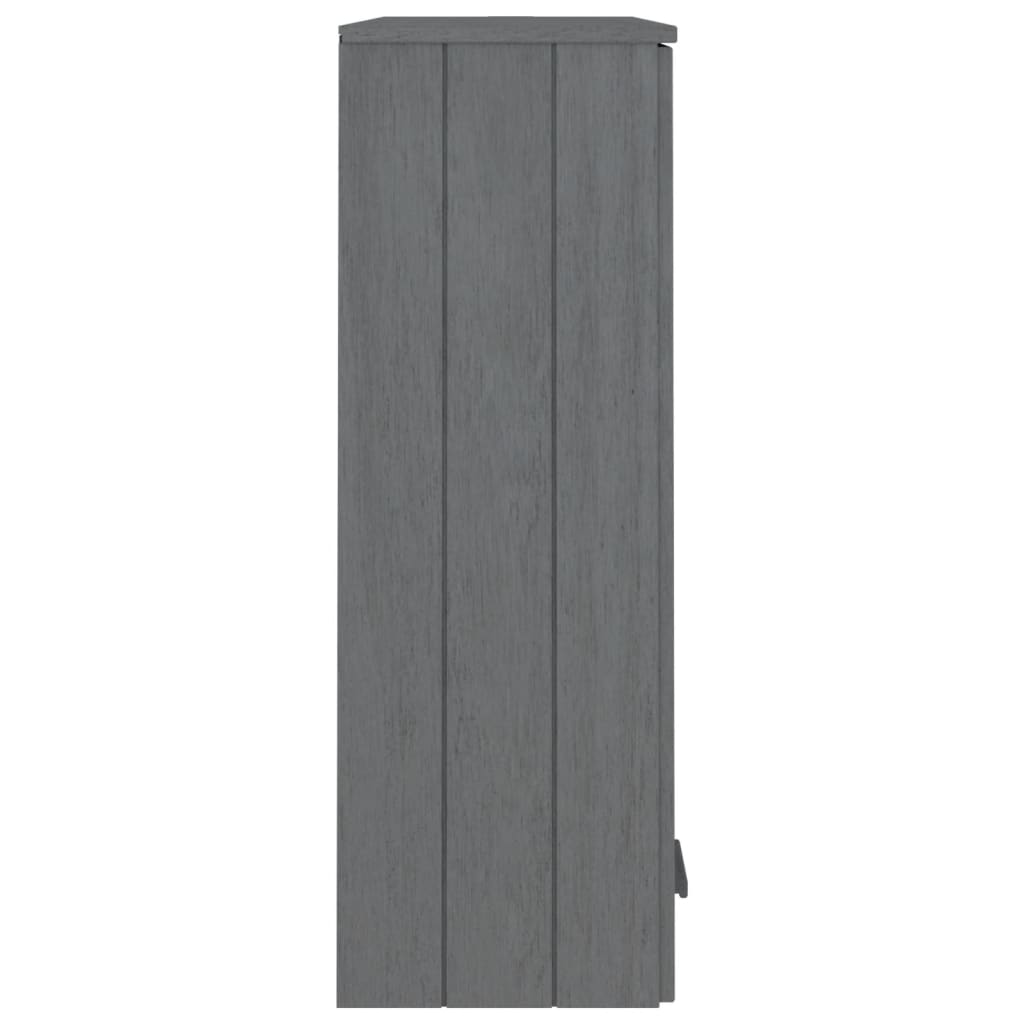 Raft Sup. Comodă „Hamar” 85X35X100 Cm Lemn Masiv Pin