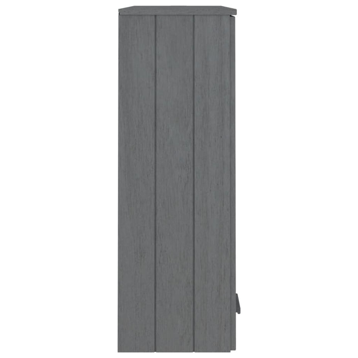 Raft Sup. Comodă „Hamar” 85X35X100 Cm Lemn Masiv Pin
