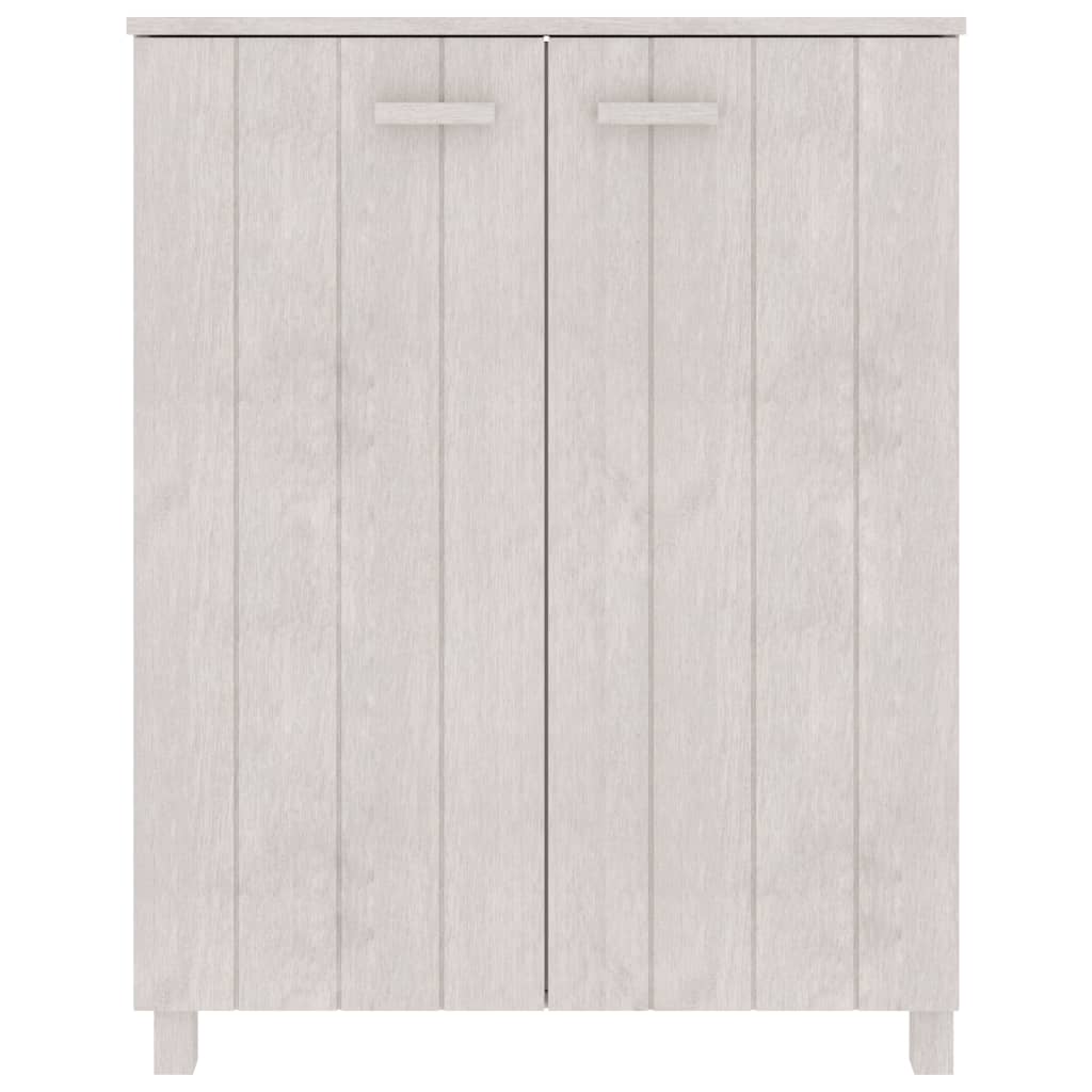 Dulap Cd-Uri „Hamar”, Gri Închis, 85X40X108 Cm, Lemn Masiv Pin