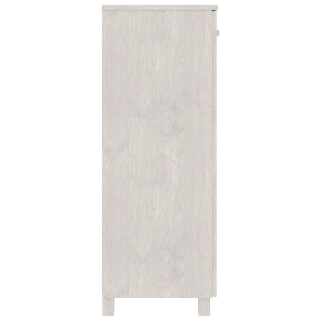 Dulap Cd-Uri „Hamar”, Gri Închis, 85X40X108 Cm, Lemn Masiv Pin