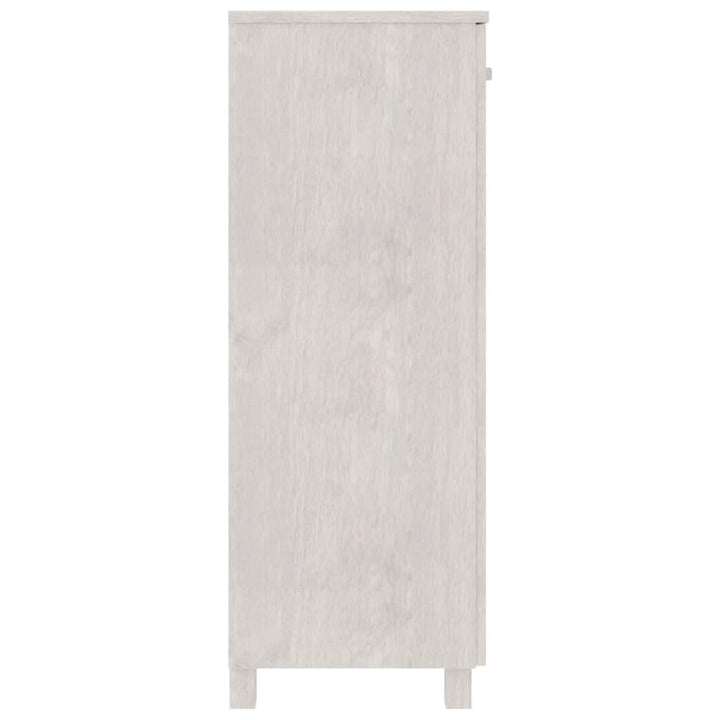 Dulap Cd-Uri „Hamar”, Gri Închis, 85X40X108 Cm, Lemn Masiv Pin