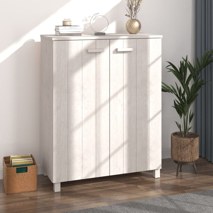 Dulap Cd-Uri „Hamar”, Gri Închis, 85X40X108 Cm, Lemn Masiv Pin