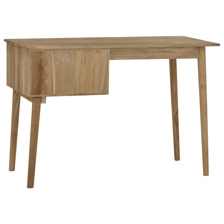 Birou Cu 2 Sertare, 110X52X75 Cm, Lemn Masiv De Tec
