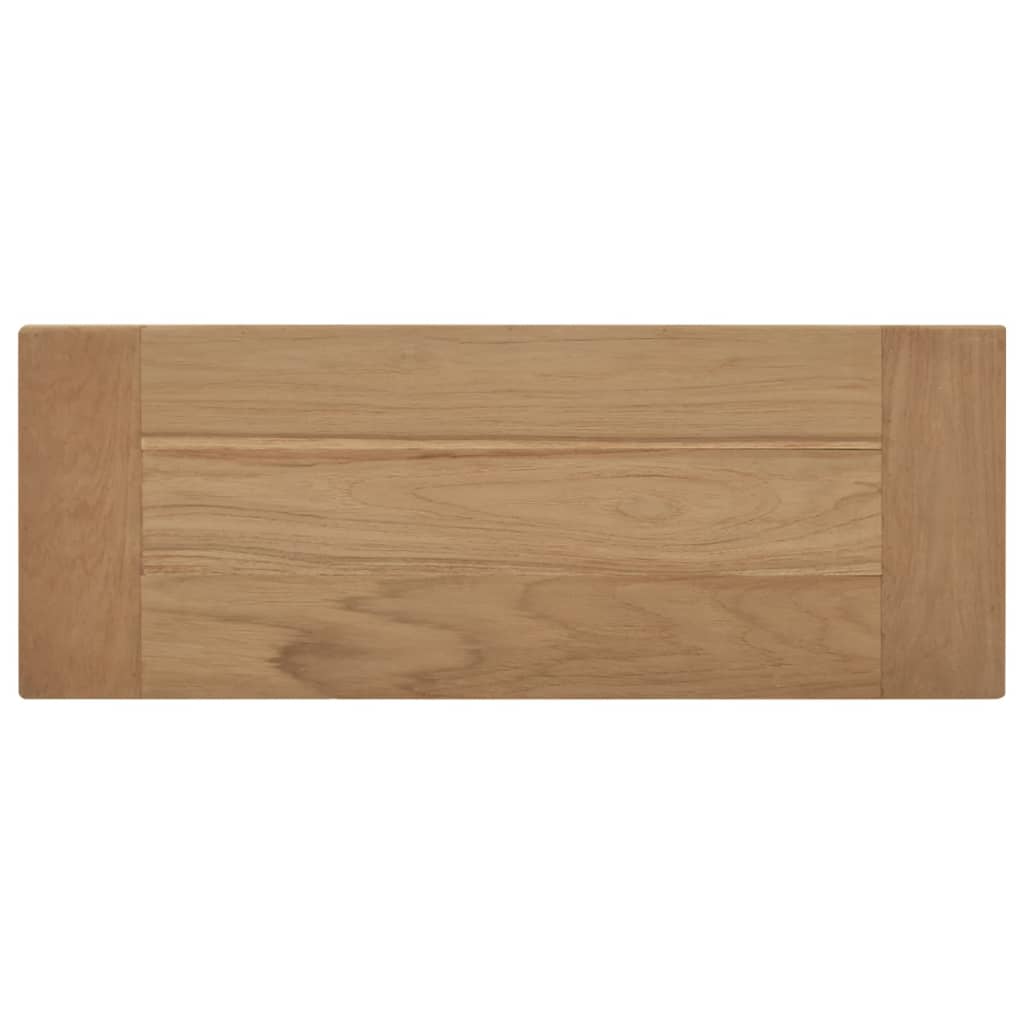 Bancă, 80 Cm, Lemn Masiv De Tec