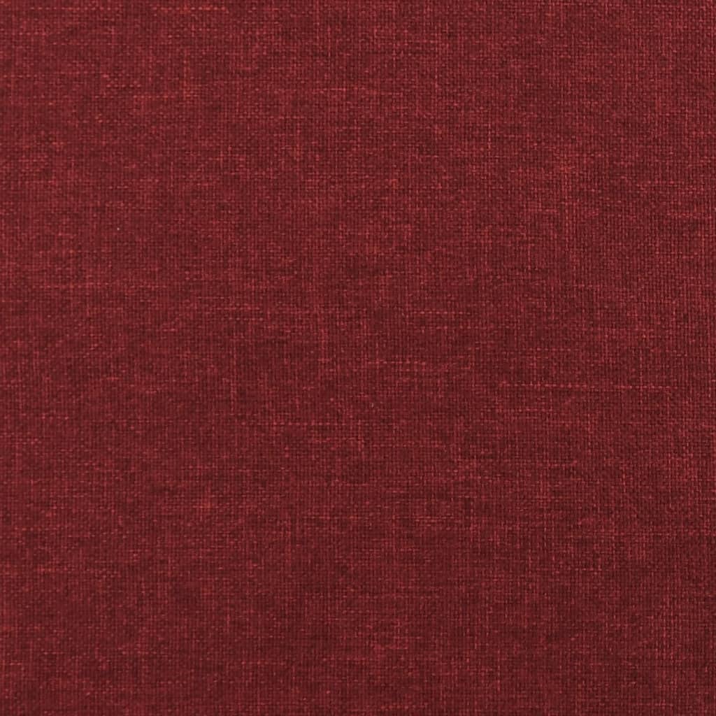 Taburet, Roșu Vin, 60X60X36 Cm, Material Textil