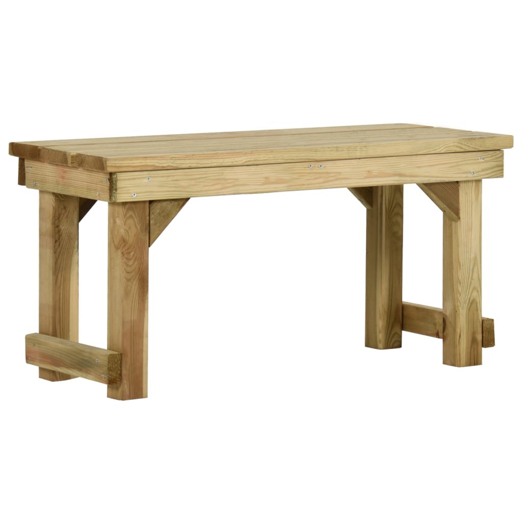 Bancă De Grădină, 140 Cm, Lemn De Pin Tratat