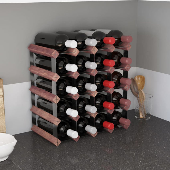Suport Sticle De Vin Pentru 42 Sticle, Lemn Masiv De Pin