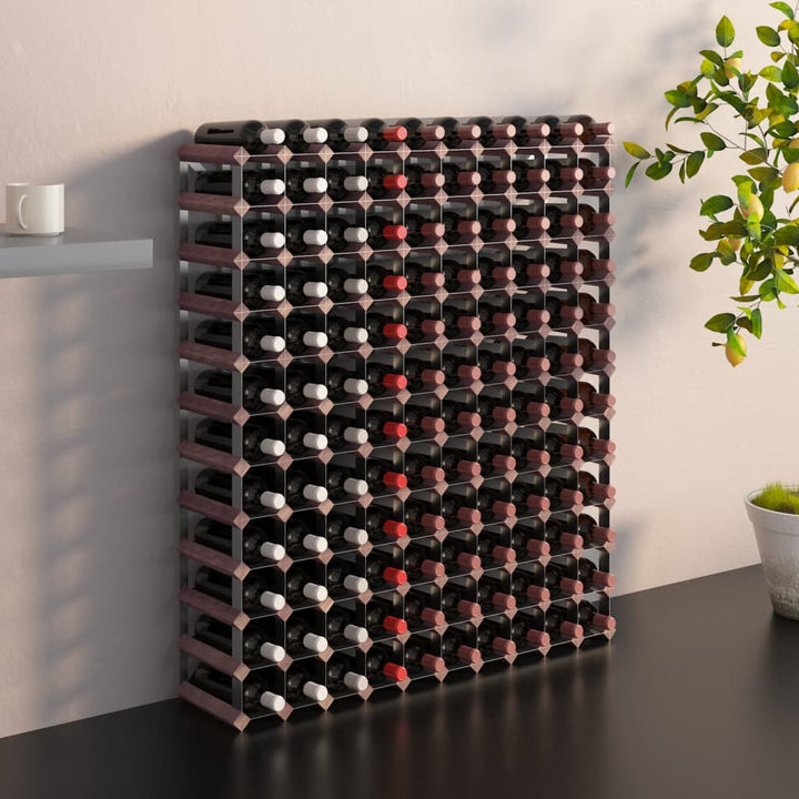 Suport Sticle De Vin Pentru 42 Sticle, Lemn Masiv De Pin