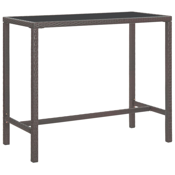 Set Mobilier Bar De Grădină Cu Perne, 7 Piese, , Poliratan
