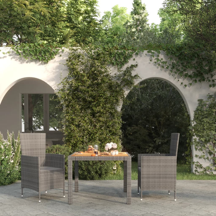Set Mobilier De Exterior Cu Perne, 5 Piese, , Poliratan