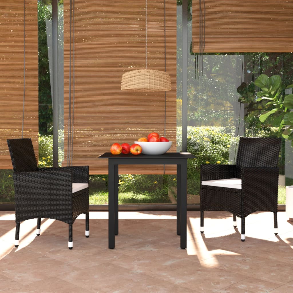 Set Mobilier De Grădină Cu Perne, 7 Piese, , Poliratan