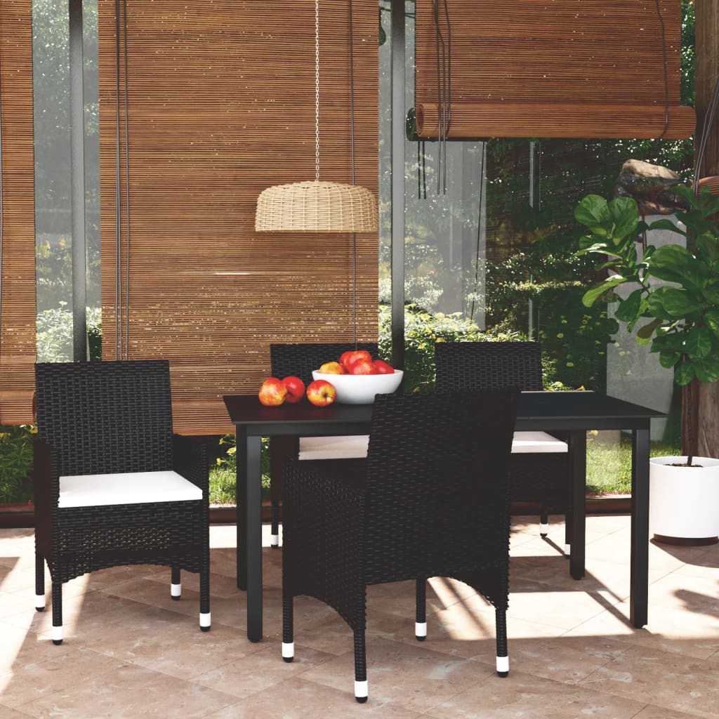 Set Mobilier De Grădină Cu Perne, 7 Piese, , Poliratan