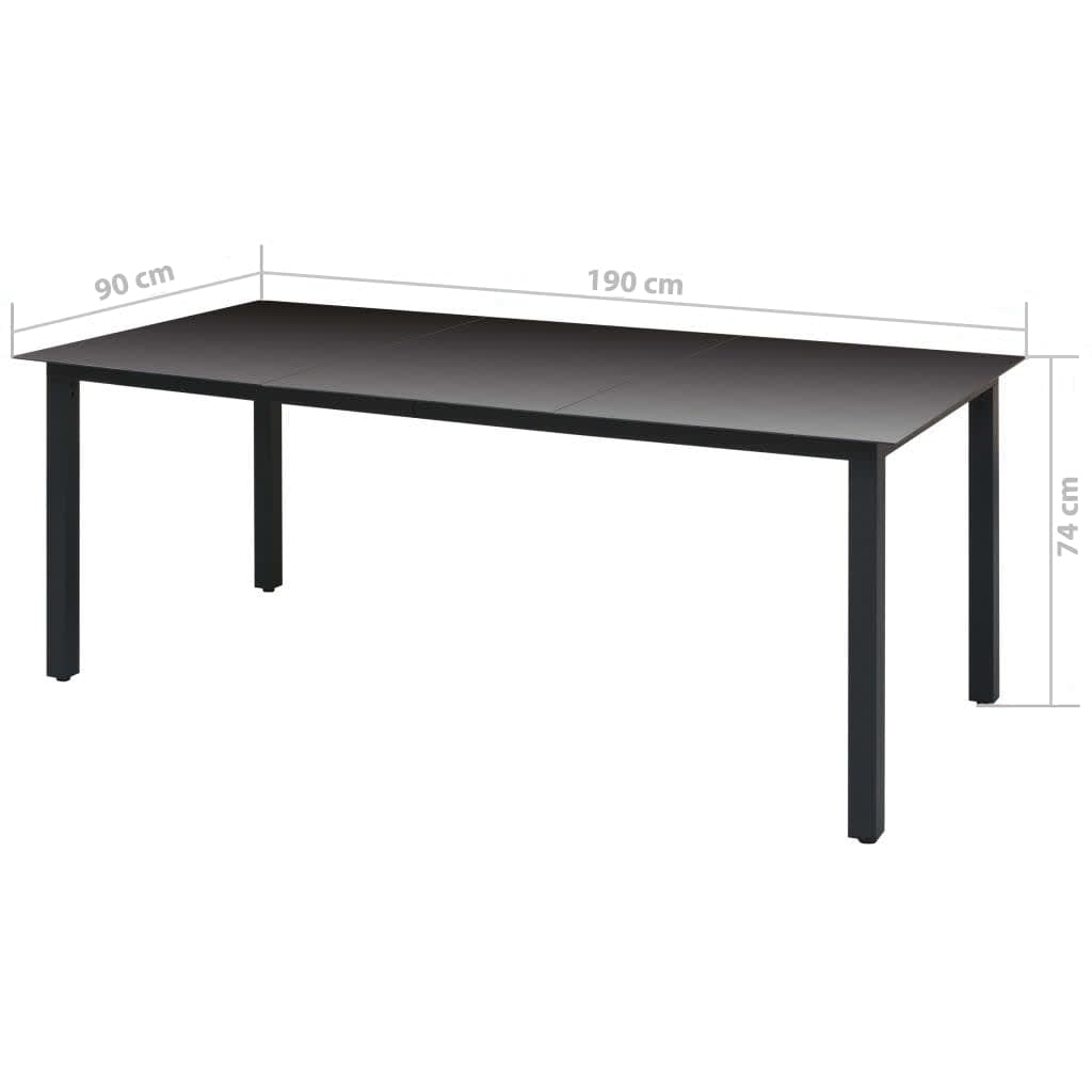 Set Mobilier De Grădină Cu Perne, 7 Piese, , Poliratan