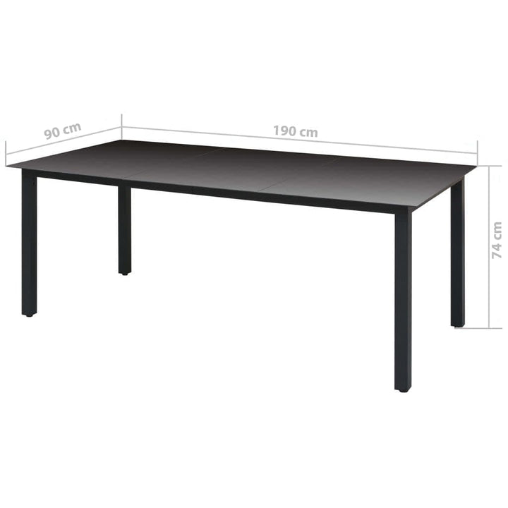 Set Mobilier De Grădină Cu Perne, 7 Piese, , Poliratan
