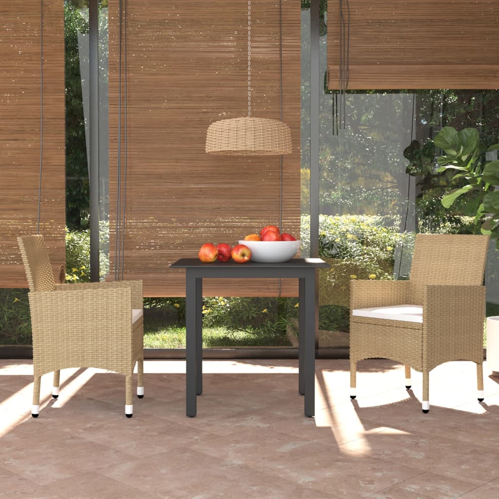 Set Mobilier De Grădină Cu Perne, 7 Piese, , Poliratan