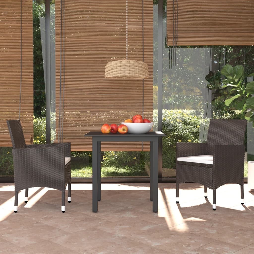 Set Mobilier De Grădină Cu Perne, 7 Piese, , Poliratan